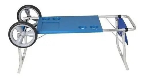 Carrito Para Sillas Reposeras Plegables Muy Práctico - Imagen 2