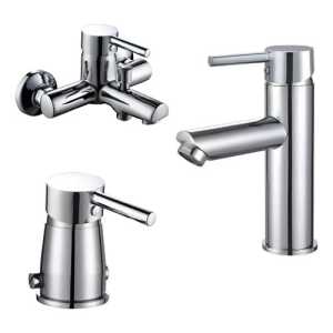 Juego Completo Monocomando Para Baño Palito Maria