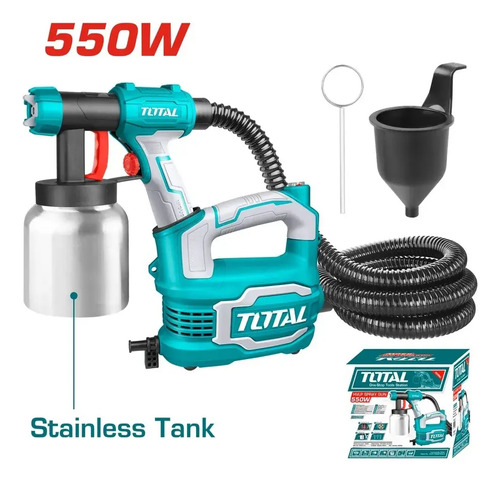 Equipo Para Pintar Hvlp Total 550w 800ml Pulverizador - Imagen 2
