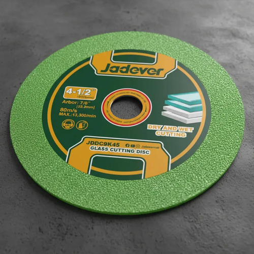 Disco Para Vidrio Verde Jadever 115mm 4.1/2 Jddc9k45 - Imagen 4