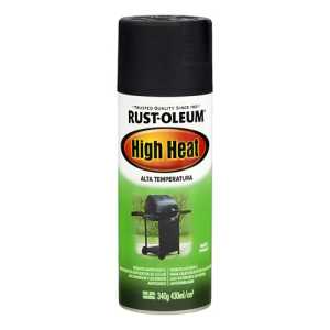 Rust-oleum Alta Temperatura Pintura Aerosol 430ml Color Negr