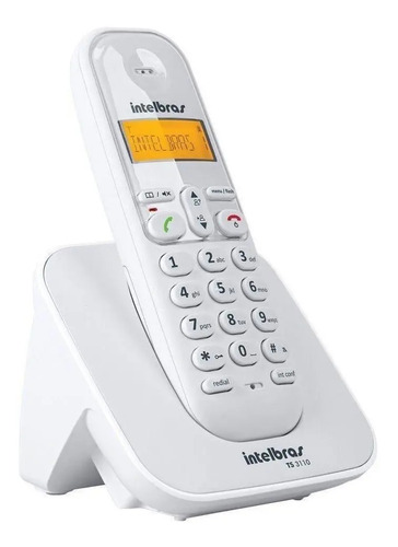 Teléfono Inalámbrico Intelbras Ts 3110 Blanco O Negro - Imagen 2