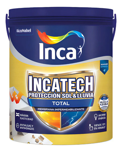Membrana Liquida Incatech Total Inca 100% Impermeable 4kg