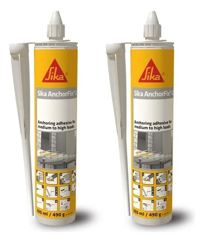 Sika Anchorfix-2 300 Ml Anclaje Estructural - Imagen 5