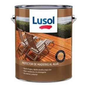 Protector Para Madera Lusol Al Agua Varios Colores 4 Litros