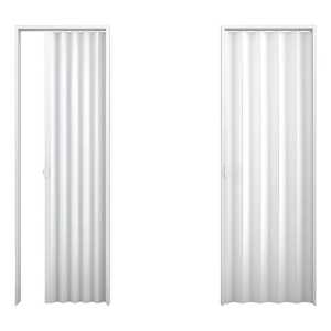 Puerta Plegable De Pvc Plasbil Color Blanca 90x210cm