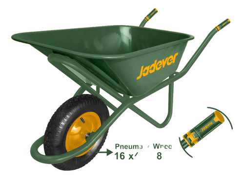 Carretilla Rueda Neumatica 150 Kg Jadever Jdwb5f01