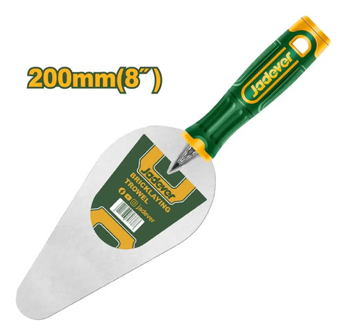 Cuchara De Albañil 8 PuLG (200 Mm) Jadever Jdbt8308 - Imagen 2