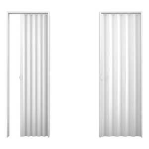Puerta Plegable De Pvc Plasbil Color Blanca 120x210cm