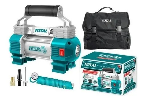 Compresor Aire Para Auto 12v 110psi Con Luz Total Ttac2506 - Imagen 2