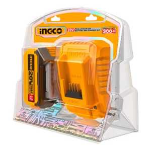 Batería De Litio 4.0ah + Cargador Rápido Ingco Fbcpk1214