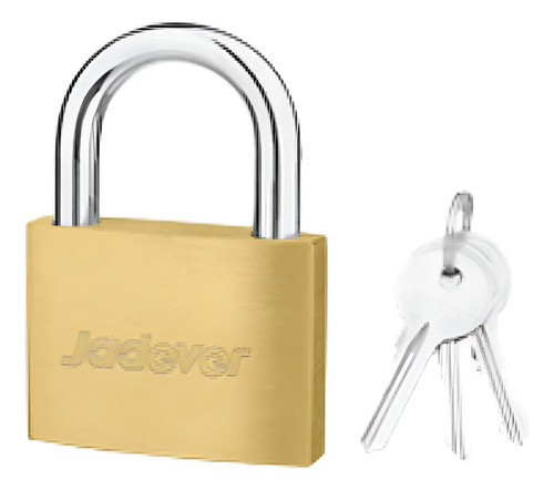 Candado De Bronce Laton De 20mm Con 3 Llaves Jadever