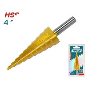 Broca Escalonada 4-22mm Para Metal Hss 4341 Total Tac7542201