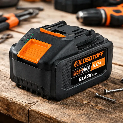 Bateria Lusqtoff 18v 8 Amp Iron Volt Bsb1880-9 - Imagen 2