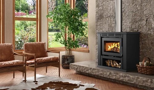 Calefactor Leña Ecologico Doble Combustion Monarch 140 Mt2 - Imagen 4
