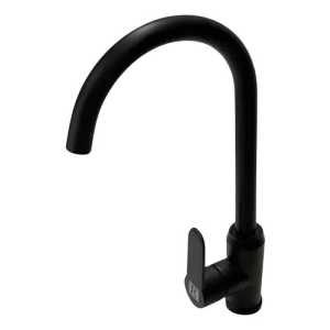 Monocomando Mesada Cocina Negro Rimontti 51536
