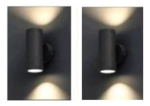 Luz Solar Led Bidireccional Negro Cob 2*3w 3500k Sol_609 - Imagen 2