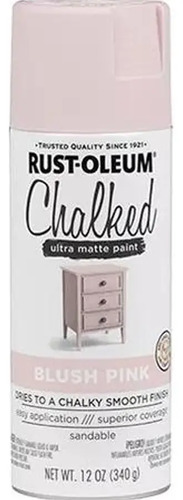 Pintura Aerosol Tizado Rosa Pálido Chalked 340g Rust Oleum