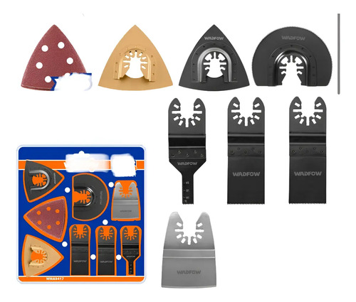 Set 22 Accesorios Para Sierra Multifuncion Wadfow Wma9417