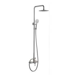 Monocomando Ducha C/barra Cromado Acero Inox