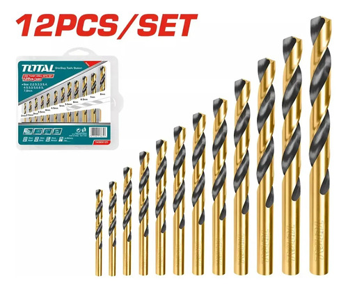 Set 12 Mechas Metal Hss Total Tacsd0125 - Imagen 2