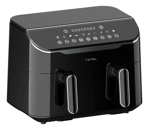 Freidora Sin Aceite 4+4l Dual Digital Rotel - Imagen 6