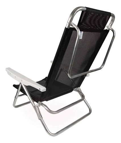 Reposera Aluminio Silla Posiciones Camping Playa Maria - Imagen 6
