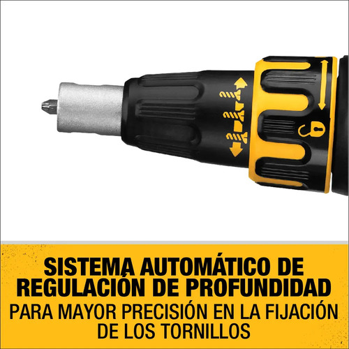 Atornillador Dewalt Dcf620b Para Placa De Yeso Max Amarillo - Imagen 2