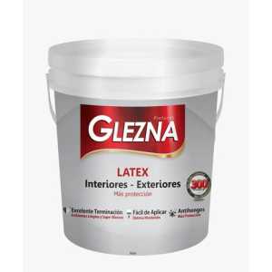 Pintura Latex Interior/exterior Blanco Mate 18lts Glezna