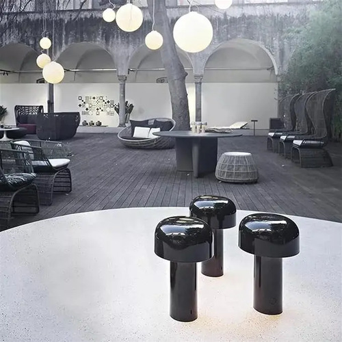 Lampara De Mesa Led Inalambrica Tipo Hongo Tactil Recargable - Imagen 3