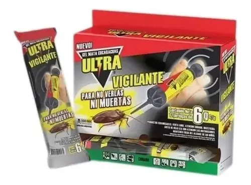 Gel En Jeringa Mata Cucarachas Vigilante Veneno Cebo