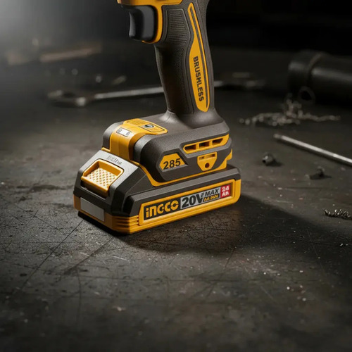 Atornillador Impacto 20v Bl 285nm C/2 Bat 2.0ah Ingco - Imagen 4