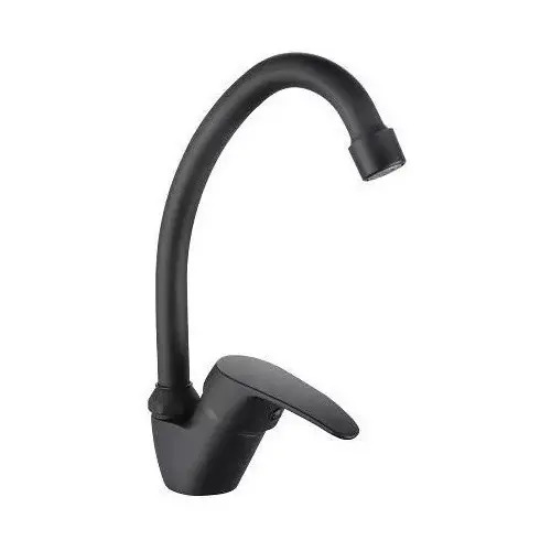 Monocomando De Mesada Pico Alto Magya Negro Tipo Cisne