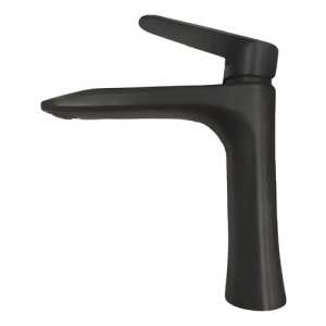 Monocomando Lavatorio Rimontti Negro 20 Cm - Maria