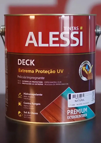 Protector De Madera Extrema Proteccion Uv 3,6 Litros Alessi