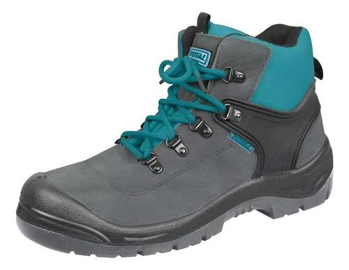 Zapato Bota Seguridad Cuero Con Punta De Acero Total