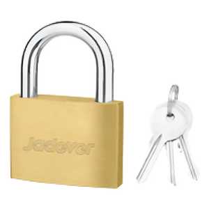 Candado De Bronce Laton De 30mm Con 3 Llaves Jadever Color