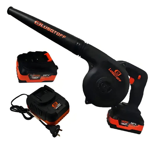Sopladora Inalambrica Lusqtoff 2 Baterias Black Series Color