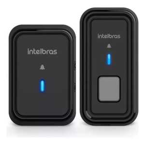 Timbre Inalambrico A Bateria Intelbras 5 Melodias Negro