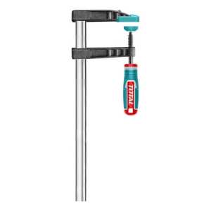 Prensa Sargento Carpintero Total Industrial 12x40cm - Sujeción Máxima 450kg, Tipo F - THT1321202