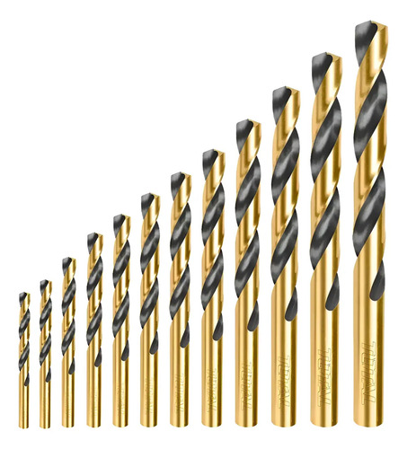Set 12 Mechas Metal Hss Total Tacsd0125
