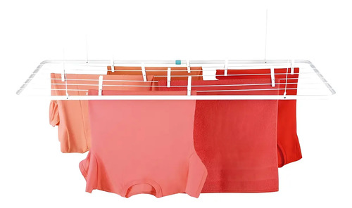Tendedero De Techo Mor Acero Soporta 15kg 8.19m 140x56x2cm - Imagen 8