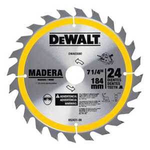 Disco De Sierra Dewalt Dwa03080 7-1/4'' 24 Dientes Para Made