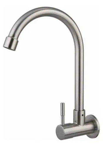 Grifo Unitario Canilla Acero Inoxidable Pared Rimontti 51912 - Imagen 2