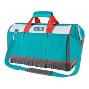 Bolso Total Porta Herramientas 16'' 40cm, Reforzado, Con Correa Ajustable, 16 Bolsillos - Tht16163 Turquesa
