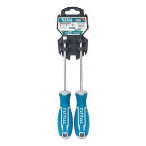 Kit Juego Destornilladores 2 Piezas Imantado Total Tht250201