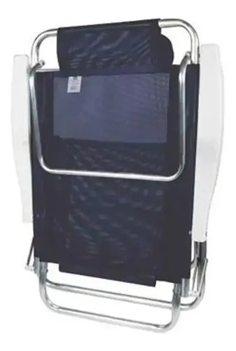 Reposera Silla Playa Con Almohadilla De Aluminio Summer Mor - Imagen 2