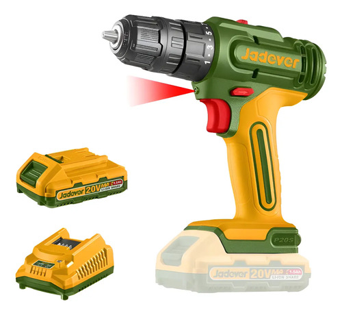 Atornillador 20v Bateria 2ah Y Cargador Jadever Jdcdp511