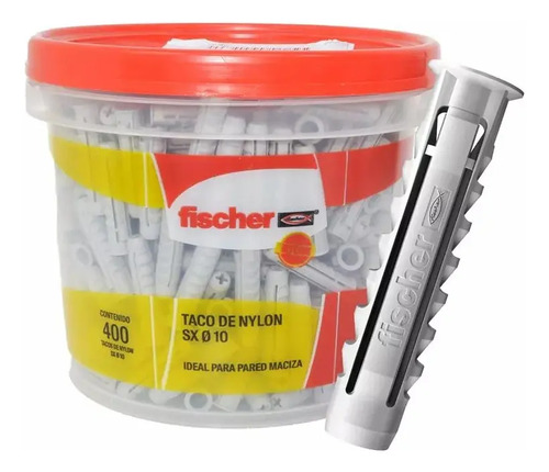 Taco Fisher Universal Sx10 Con Tope Balde 400 Tacos Fischer