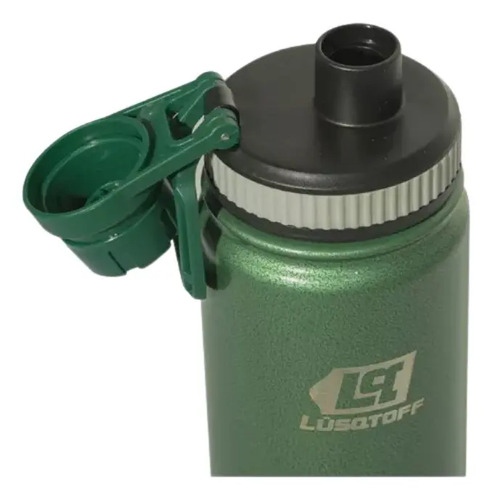 Botella Térmica Acero Inoxidable 750 Ml Verde Lusqtoff - Imagen 2